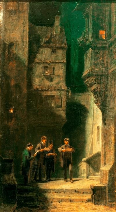 The Quartet by Carl Spitzweg
